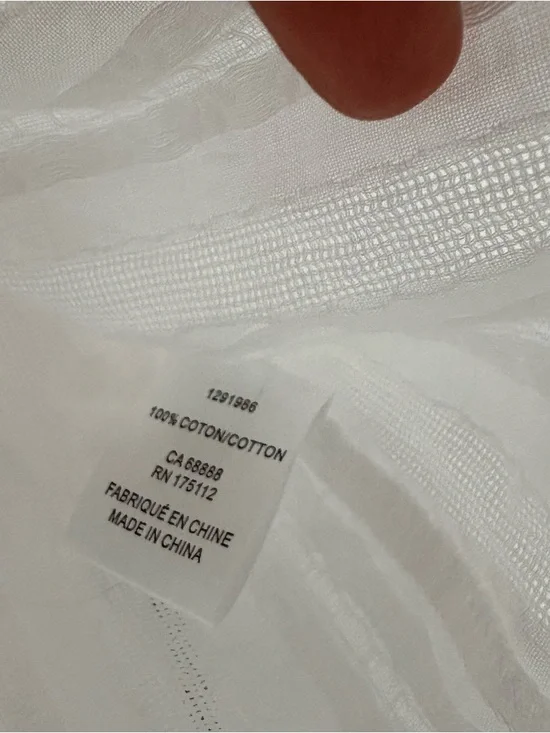 White Ruffle Blouse - Picture 5 of 6